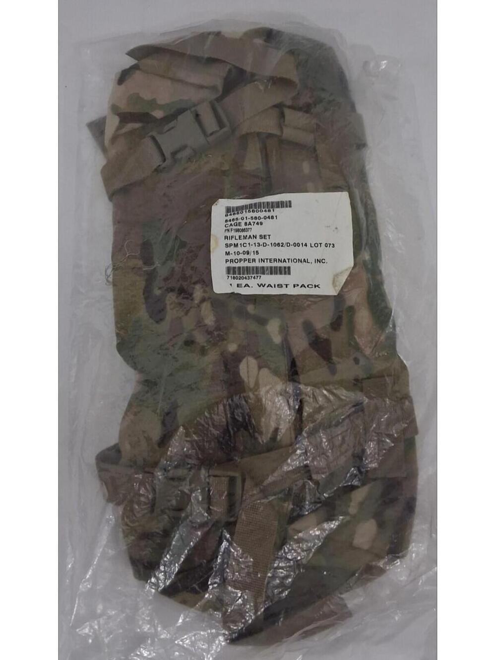 RIFLEMAN Set 1 EA. WAIST Pack  8465-01-580-0481 718020437477  Brand-NEW Sealed